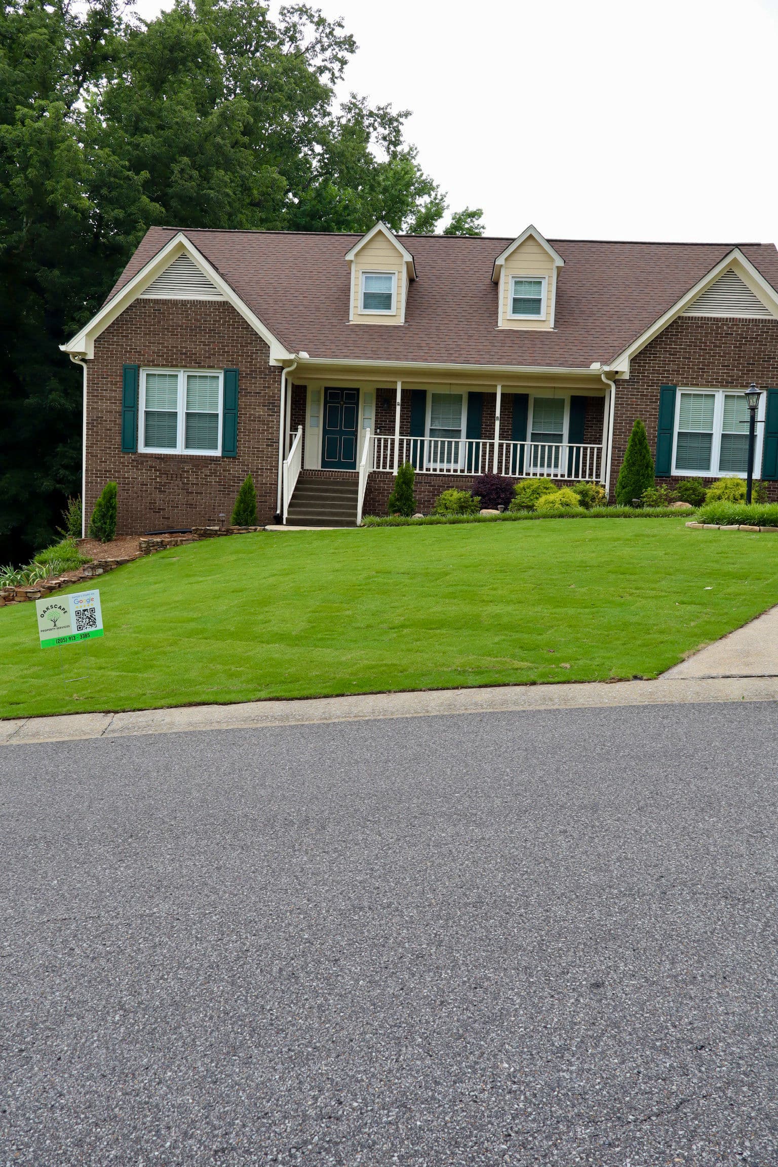 Fresh Sod Installation Gives This Lawn a Clean, Even Look image
