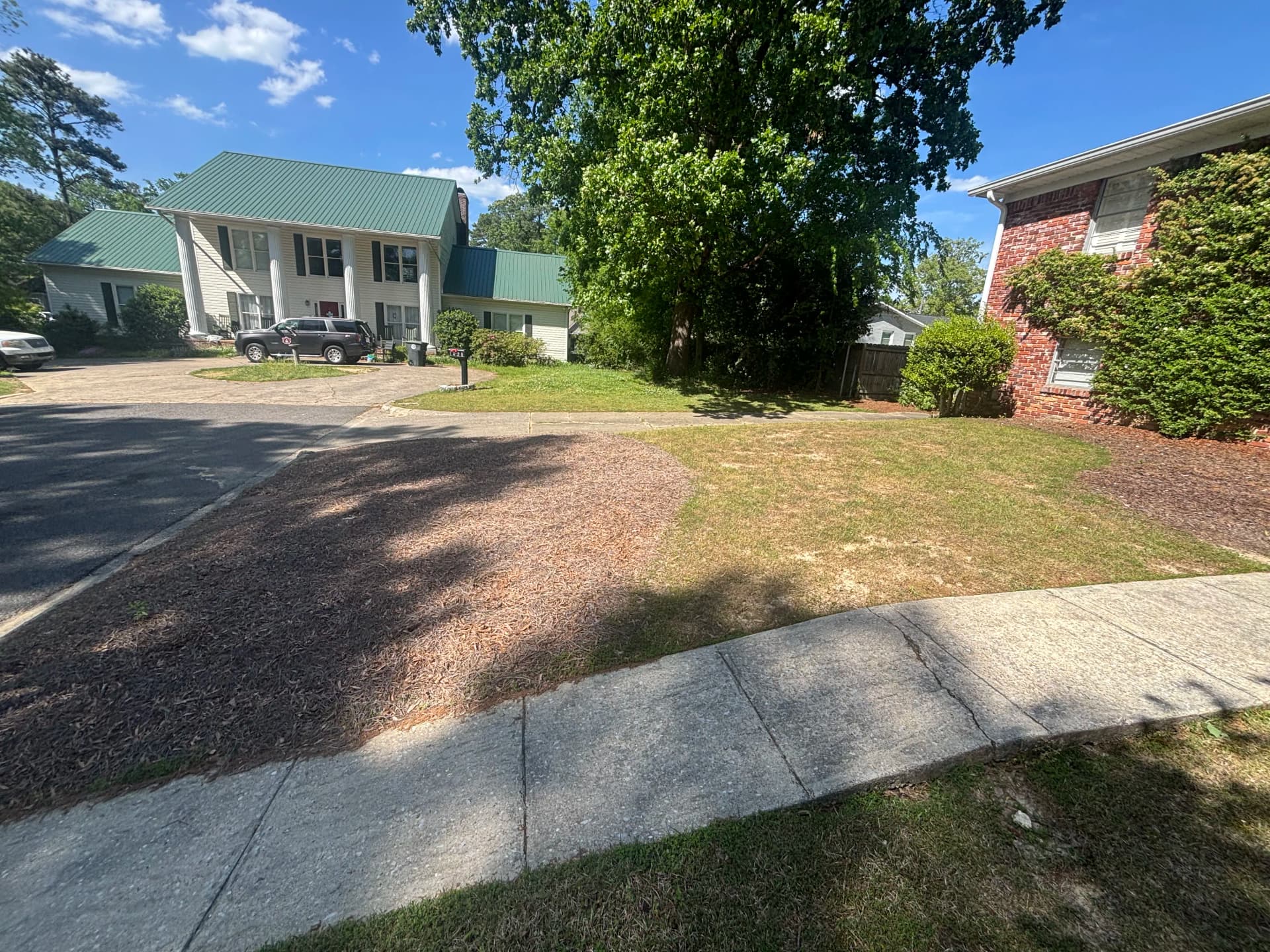 Sod Installation and Fresh Mulch Beds in Mountain Brook
