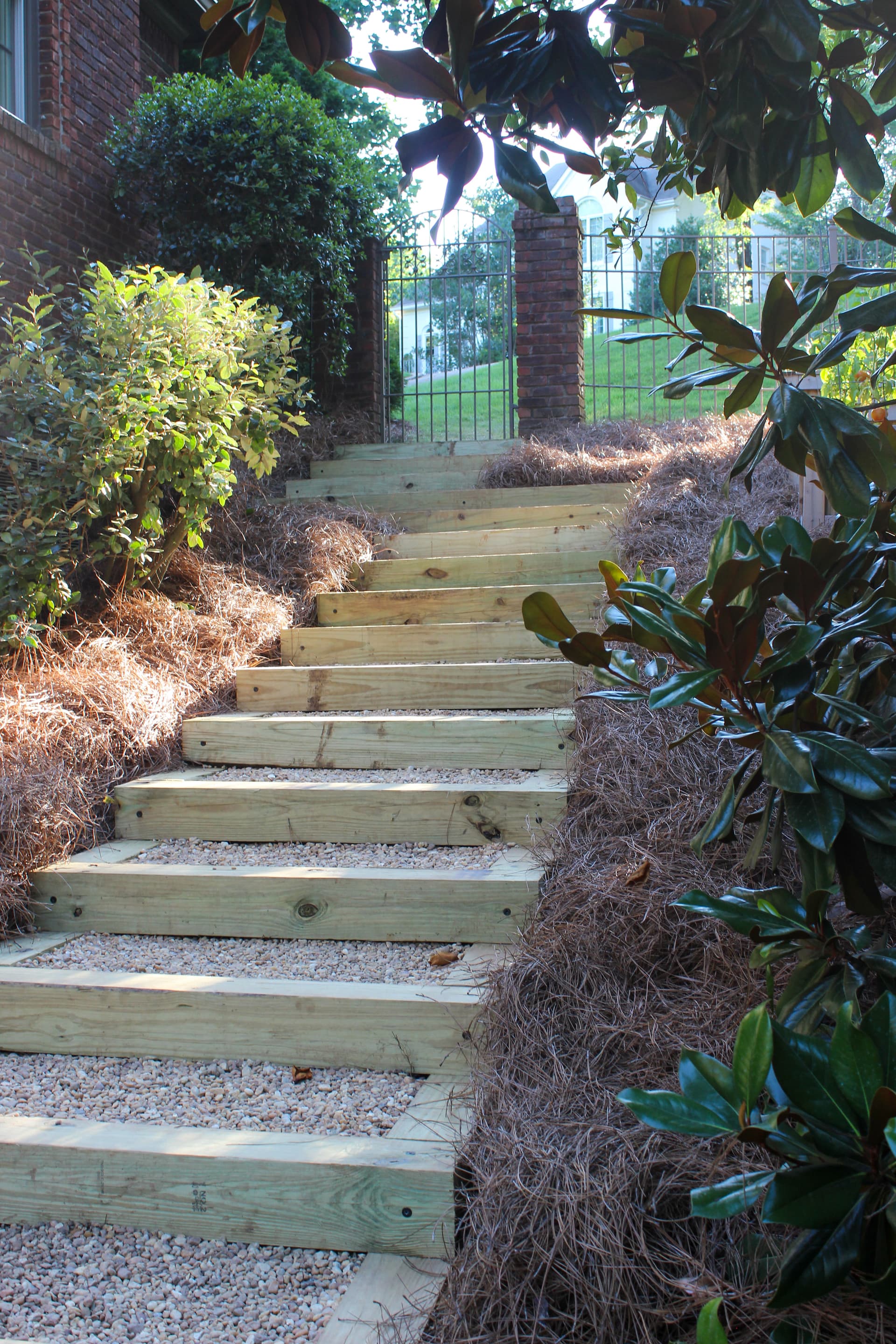 Rotted Outdoor Steps Replaced With Solid Custom Stairs image