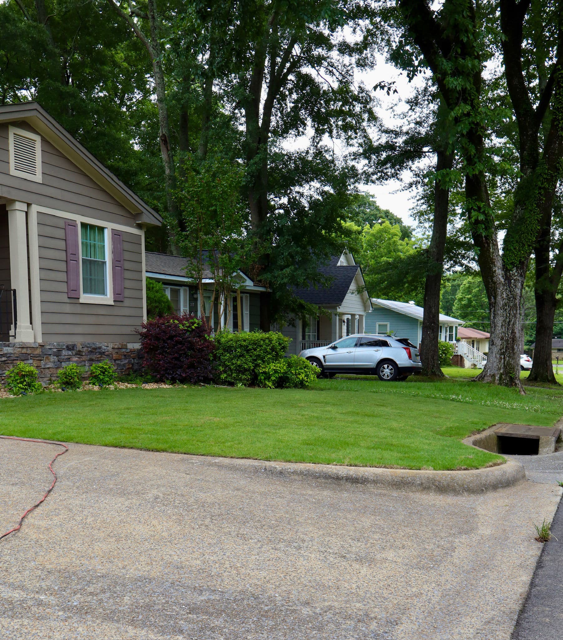 Gallery photos for Fresh Sod Installation Gives This Front Lawn a Clean Start: Image #1